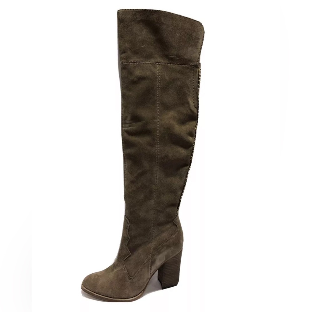 Dolce Vita Women’s Cliff Dark Taupe Over The Knee Boots Size 7.5 M